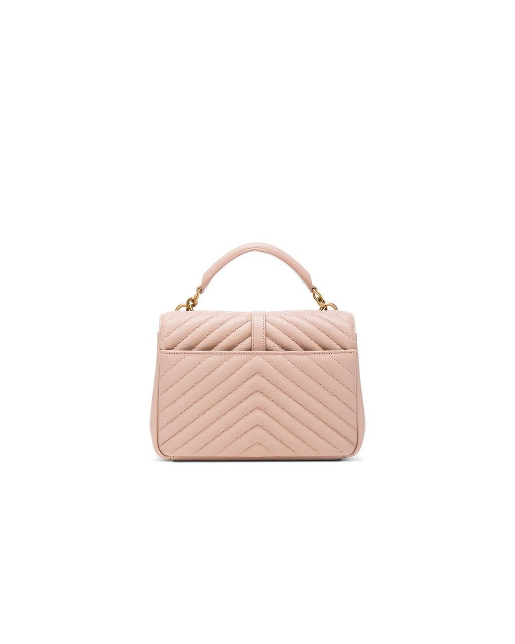 Saint Laurent Medium Monogramme College Bag in Pink Lyst