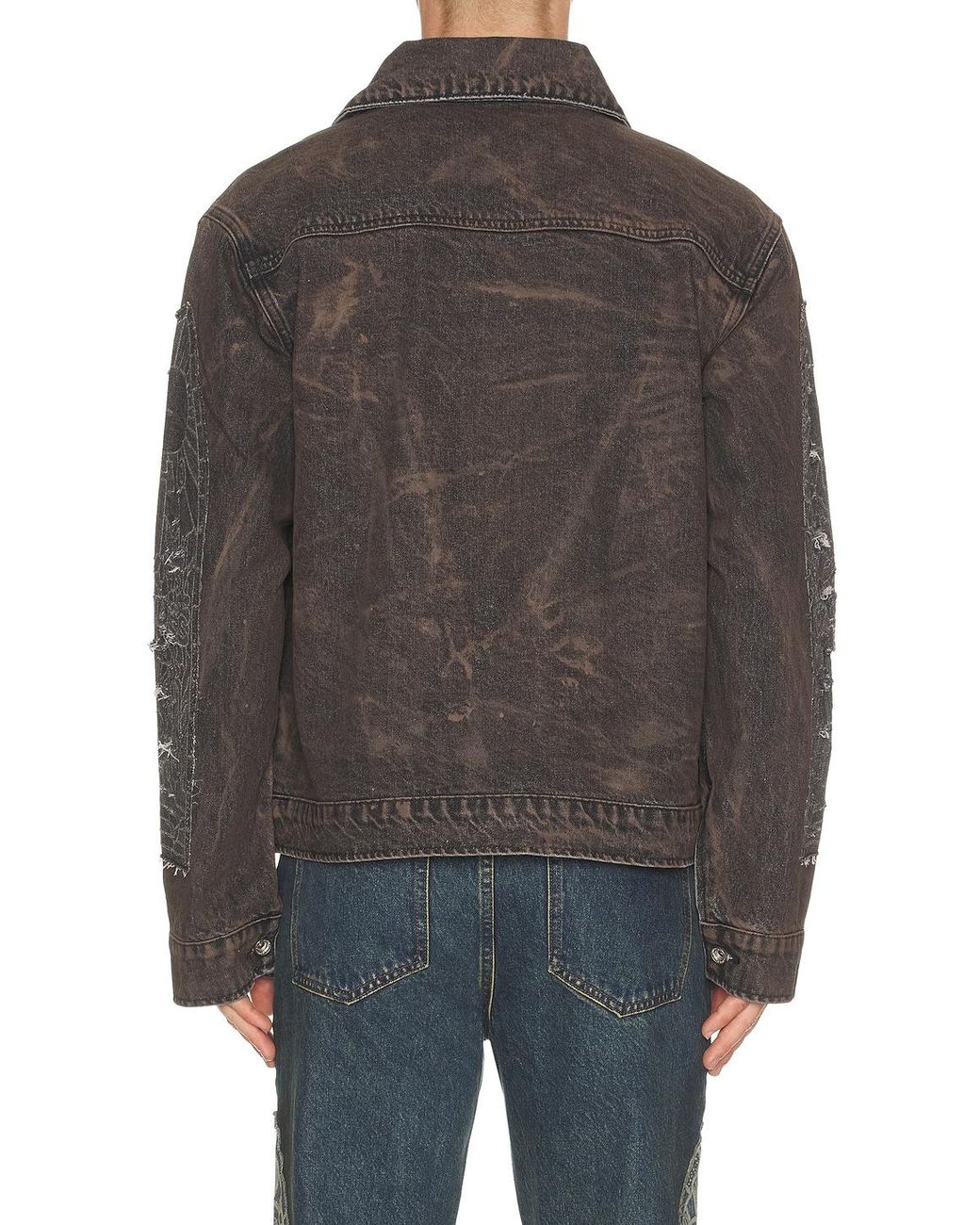 Who Decides War Black Mechanic Trucker Jacket for men