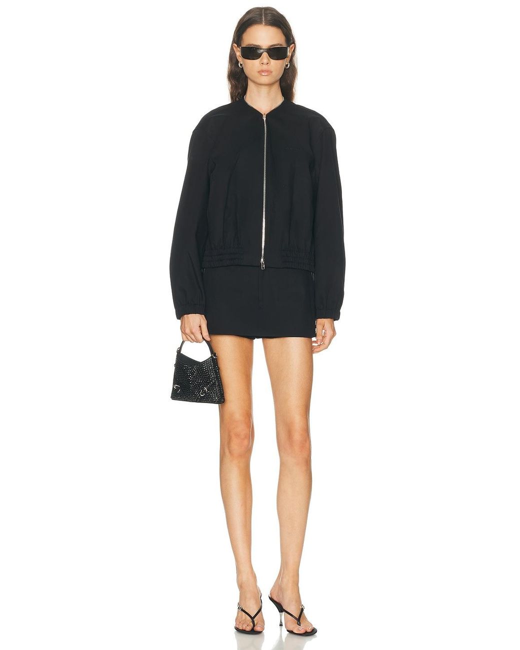 Alexander Wang Black Coaches Jacket