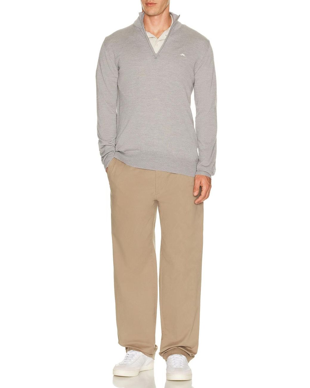 J.Lindeberg White Verse Polo for men