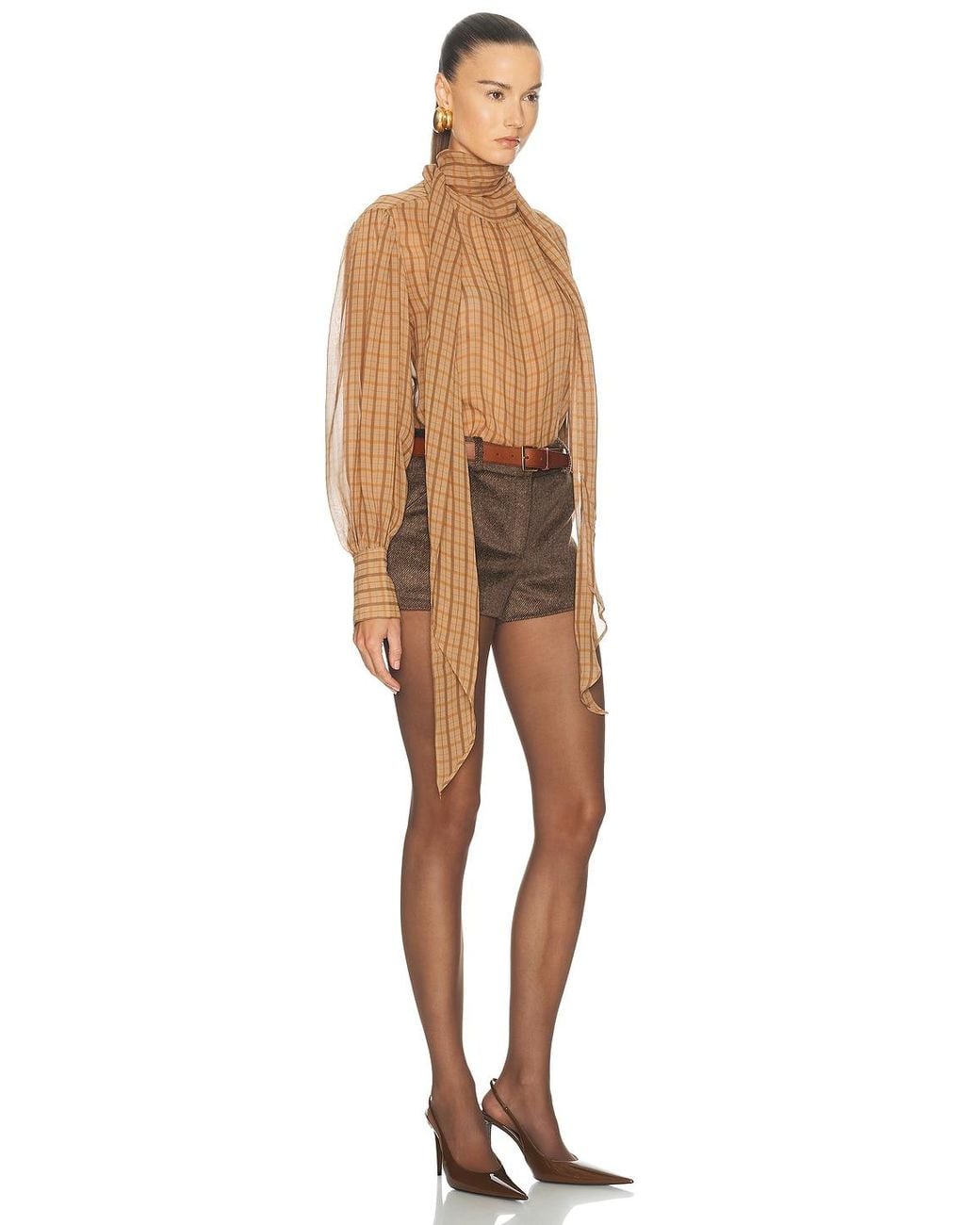 FRAME Multicolor The Lantern Blouse