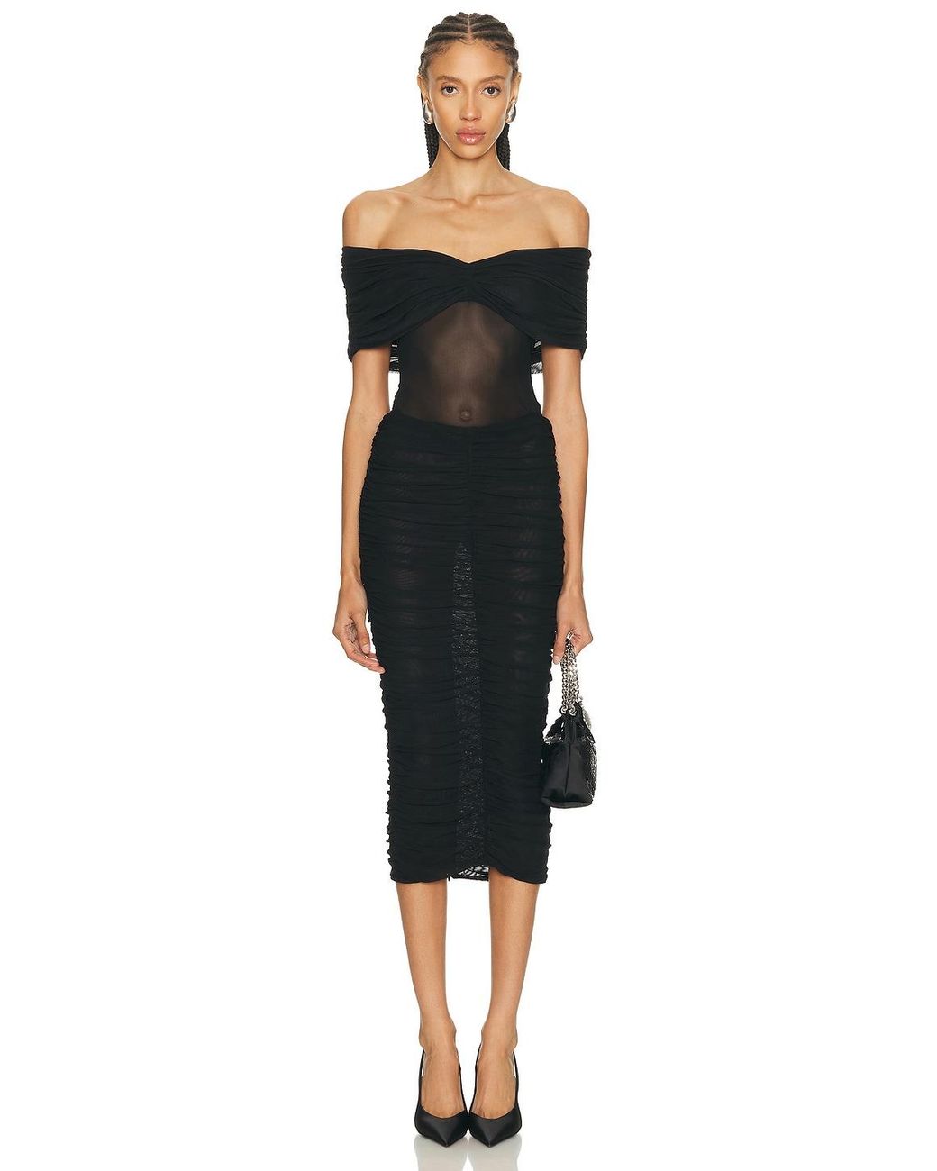 SER.O.YA Black Auralee Skirt