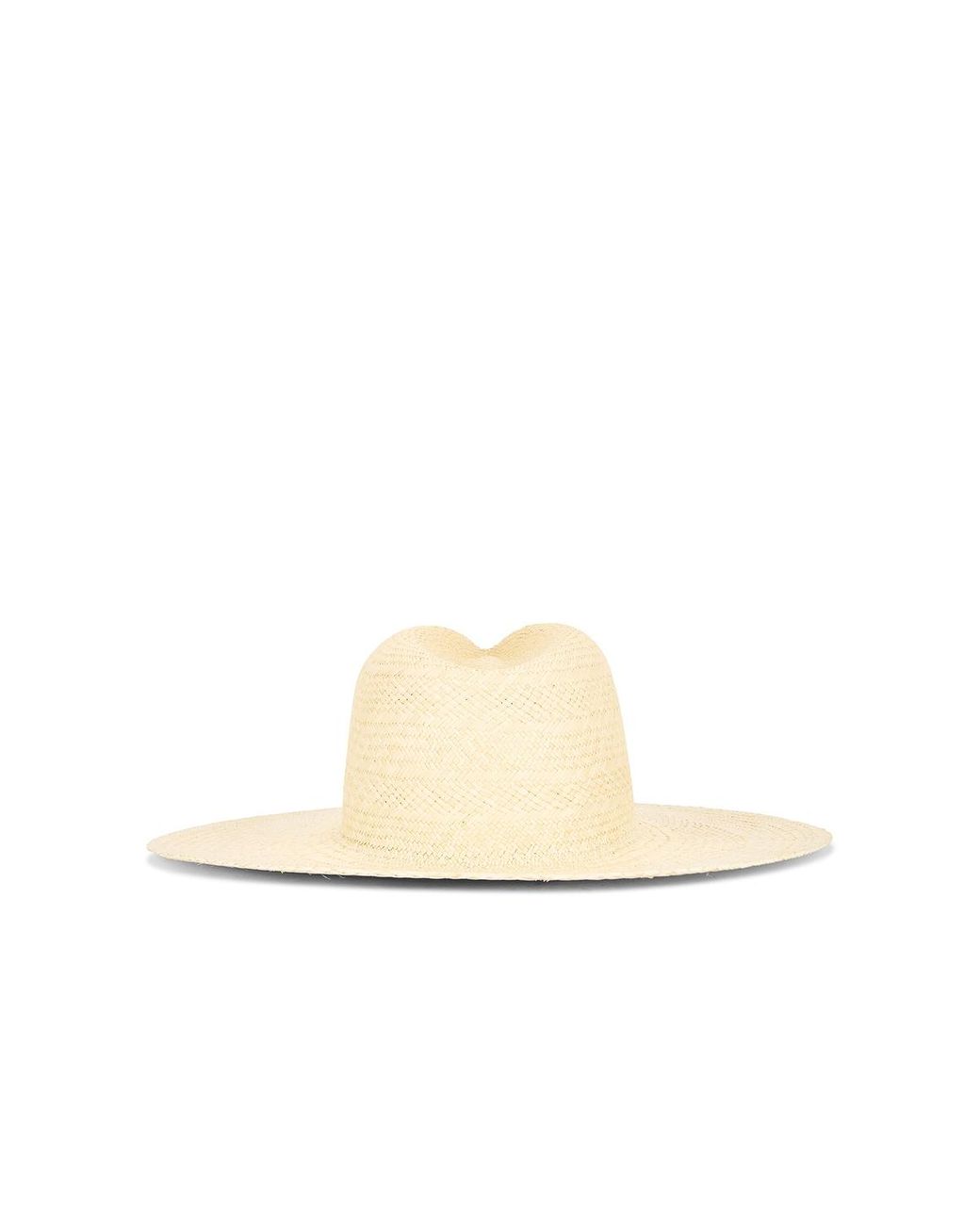 Janessa Leone White Capri Fedora Hat