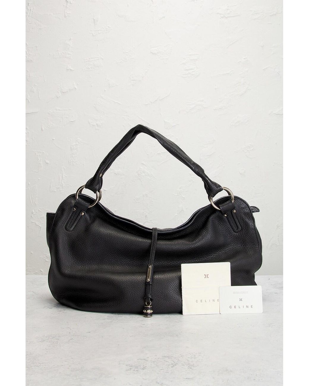 Céline Black Bittersweet Hobo Bag