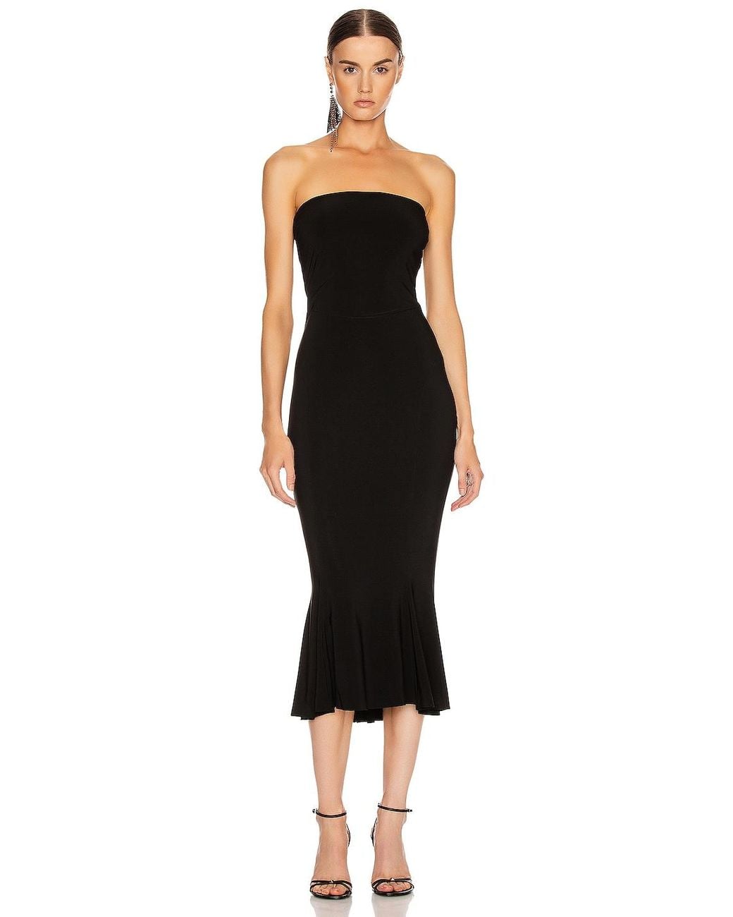 mid calf fitted dresses