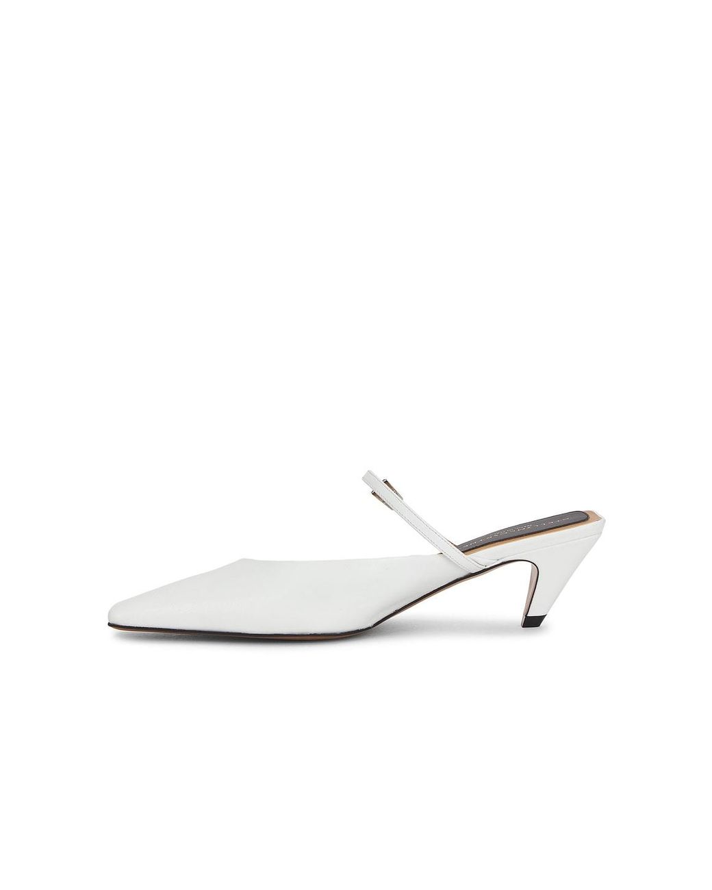 Stella McCartney White Mule Pump