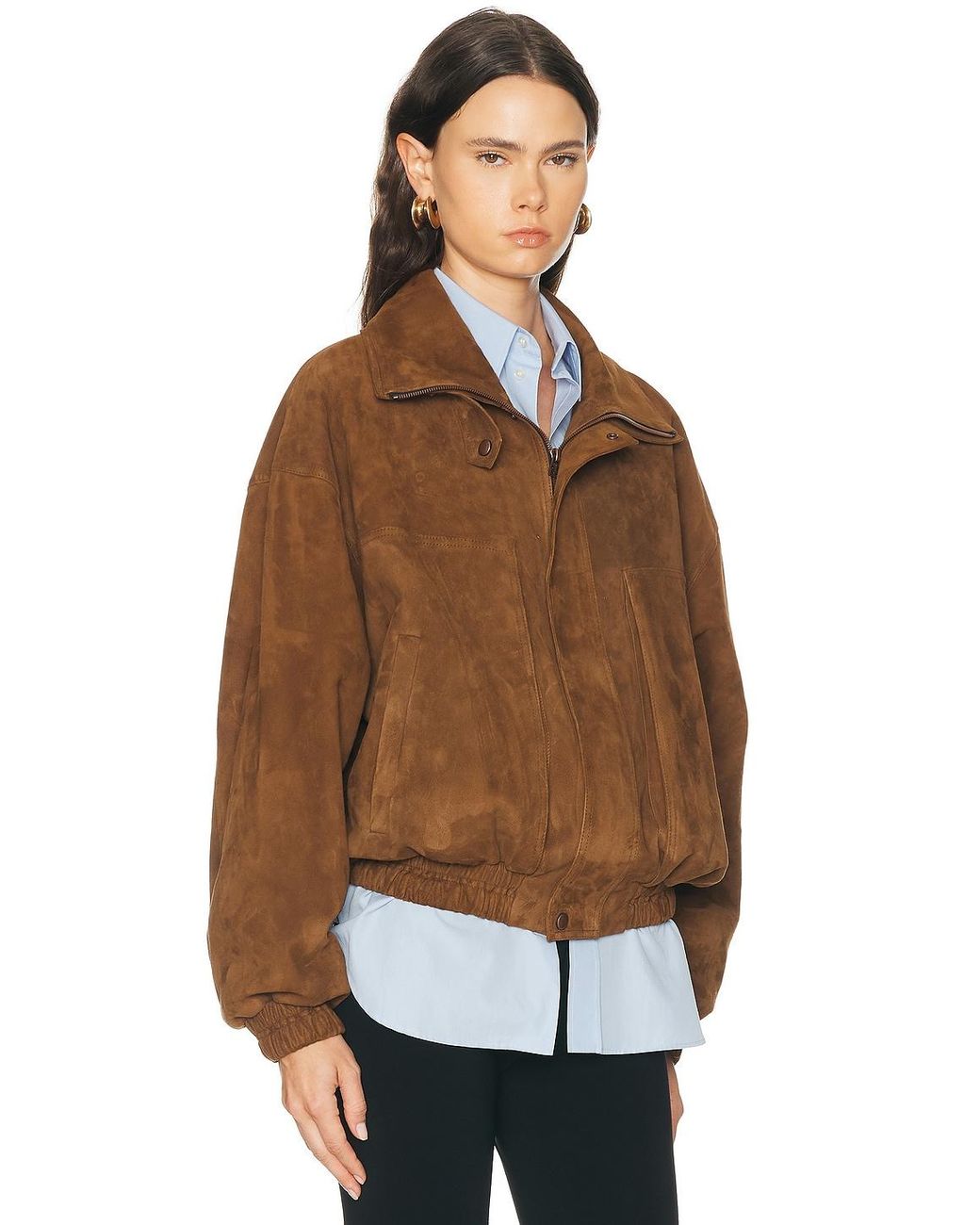 Magda Butrym Brown Suede Jacket