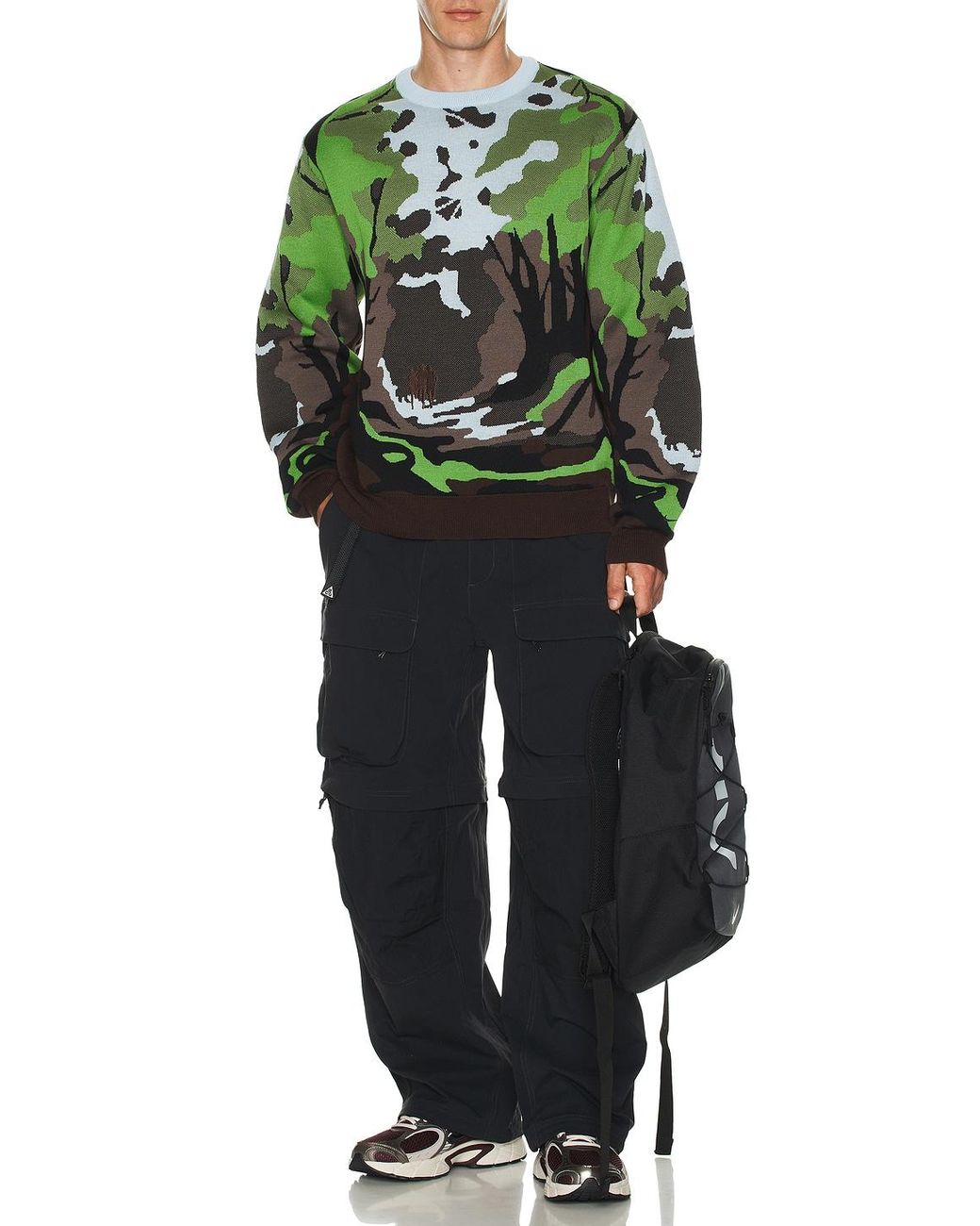 Nike Green Wilderness Sweater for men