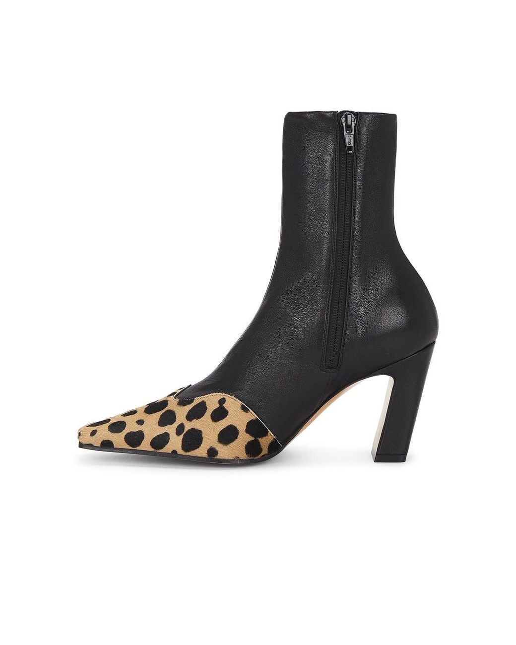 Khaite Black Nevada Ankle Stretch Boot