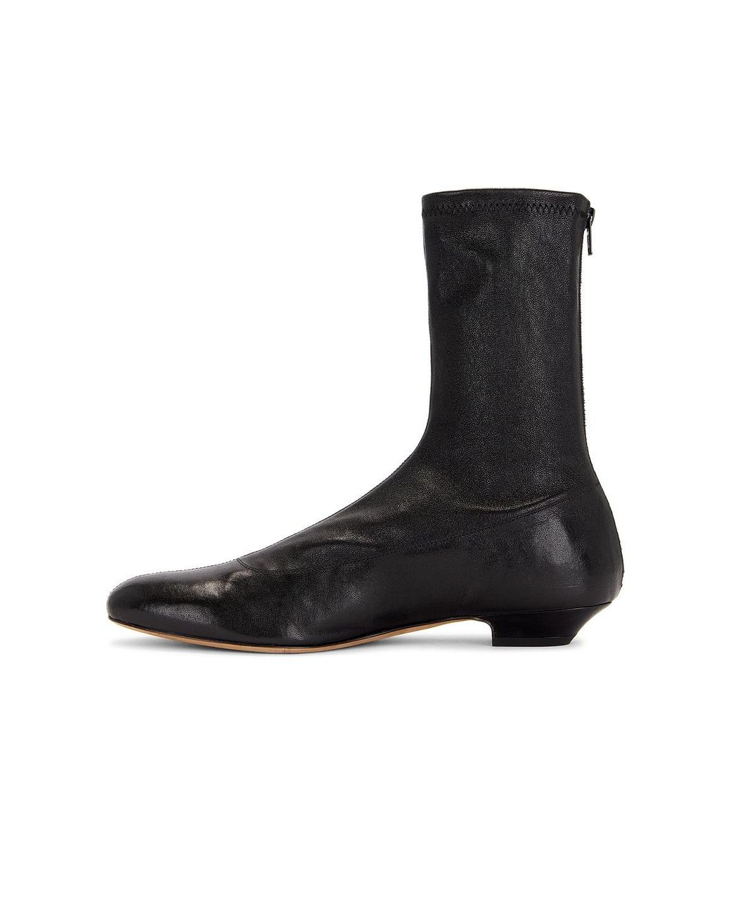 Khaite Black Apollo Flat Boot