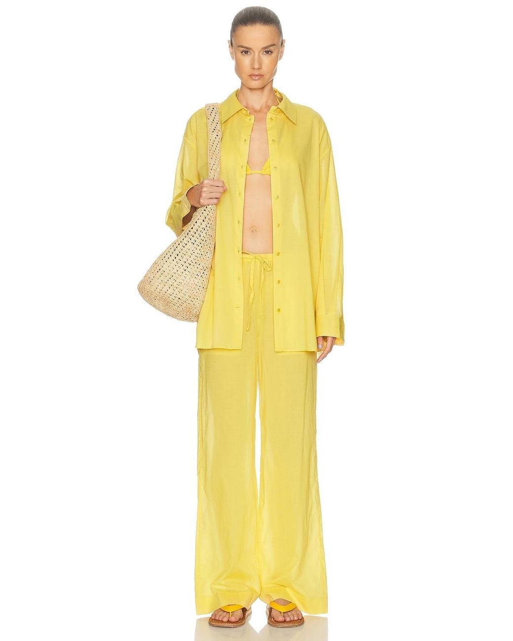 ÉTERNE Yellow Brody Pant