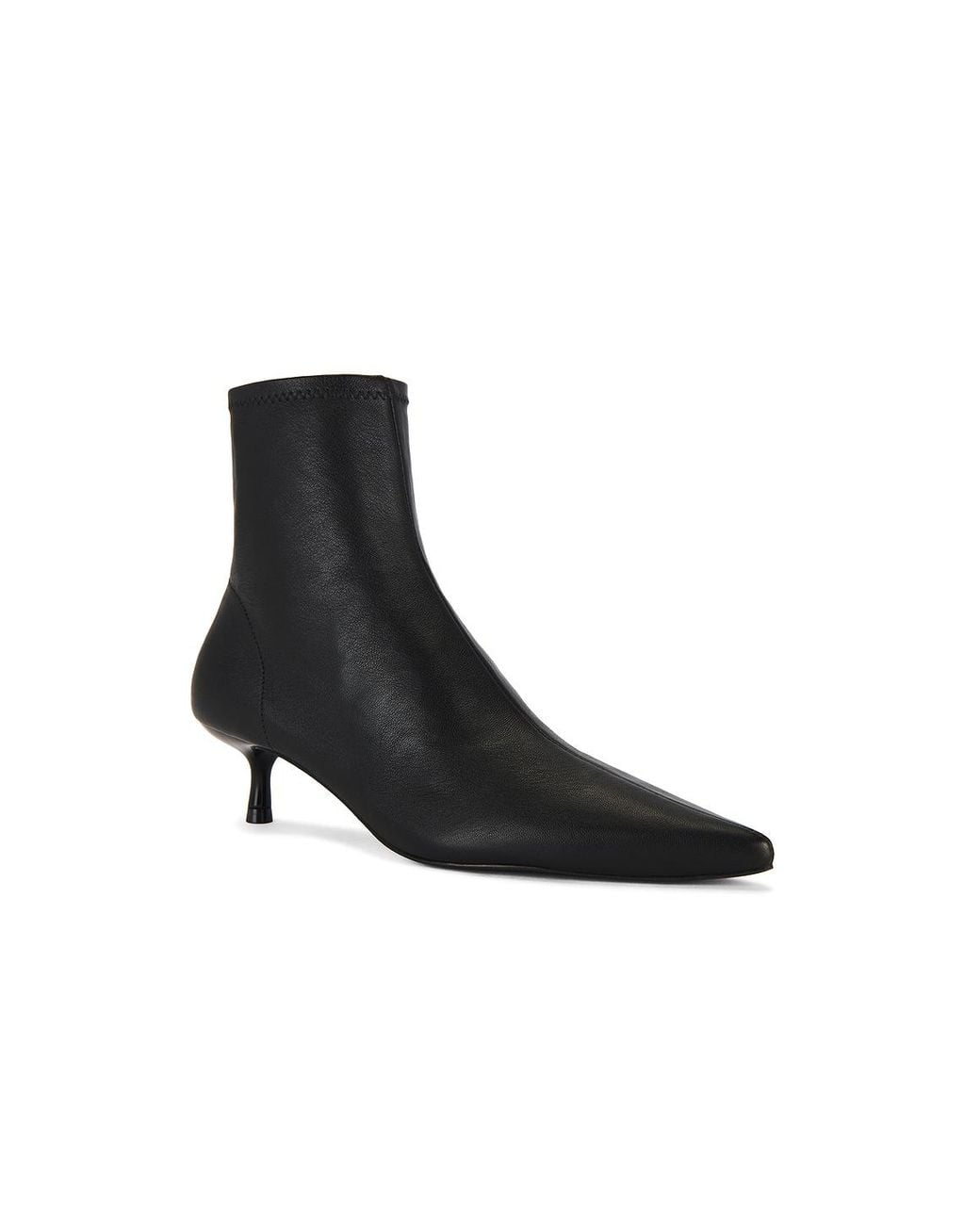 Jonathan Simkhai Black Joni Stretch Leather Ankle Boot
