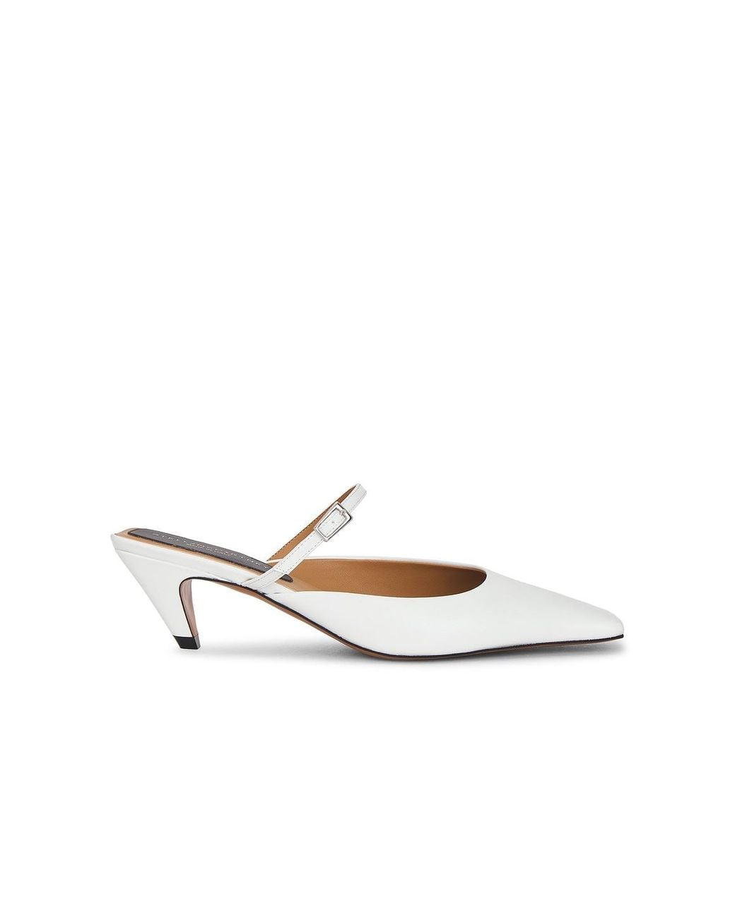 Stella McCartney White Mule Pump