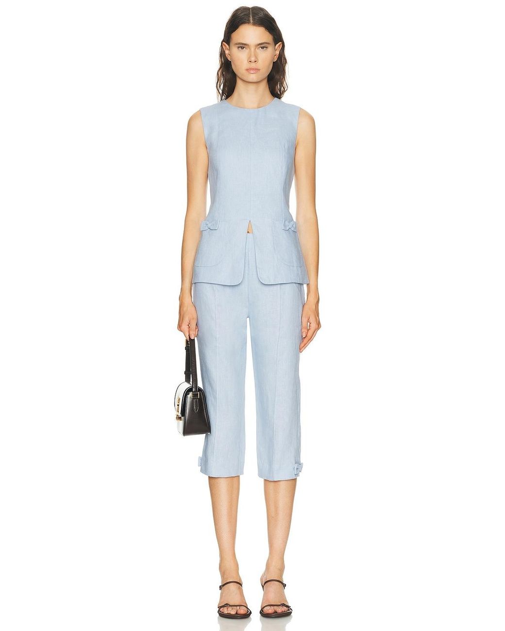 Posse Blue Harper Capri Pant