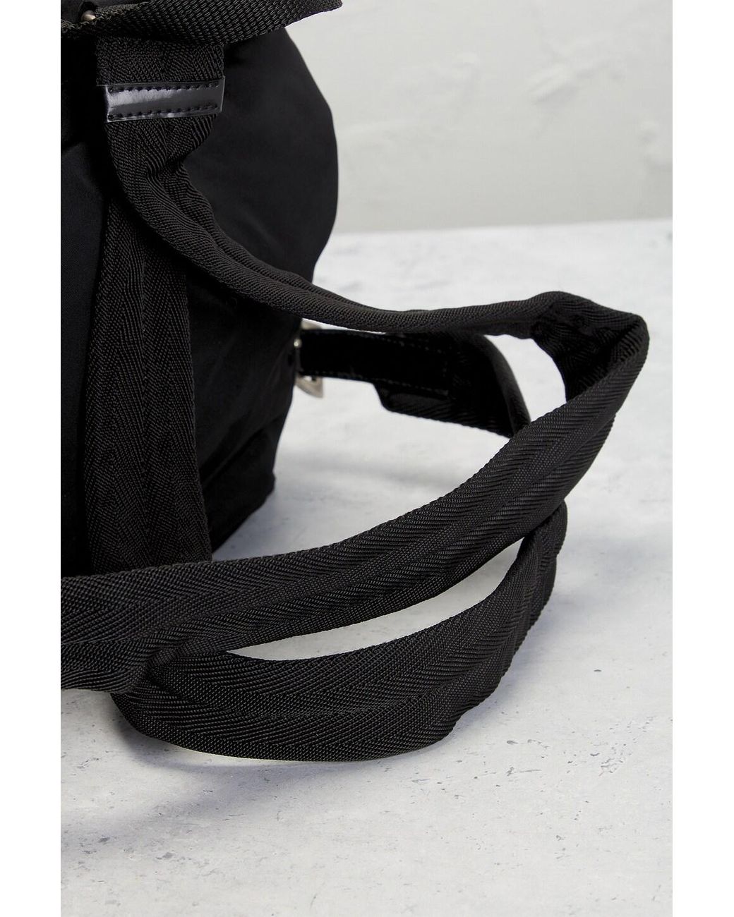 Prada Black Tessuto Backpack