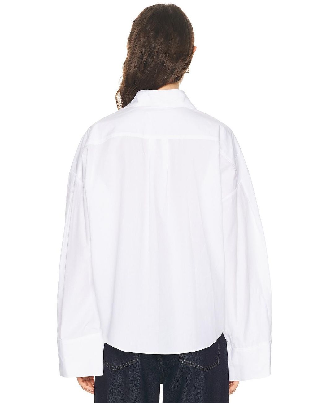 Blumarine White Button Up Top