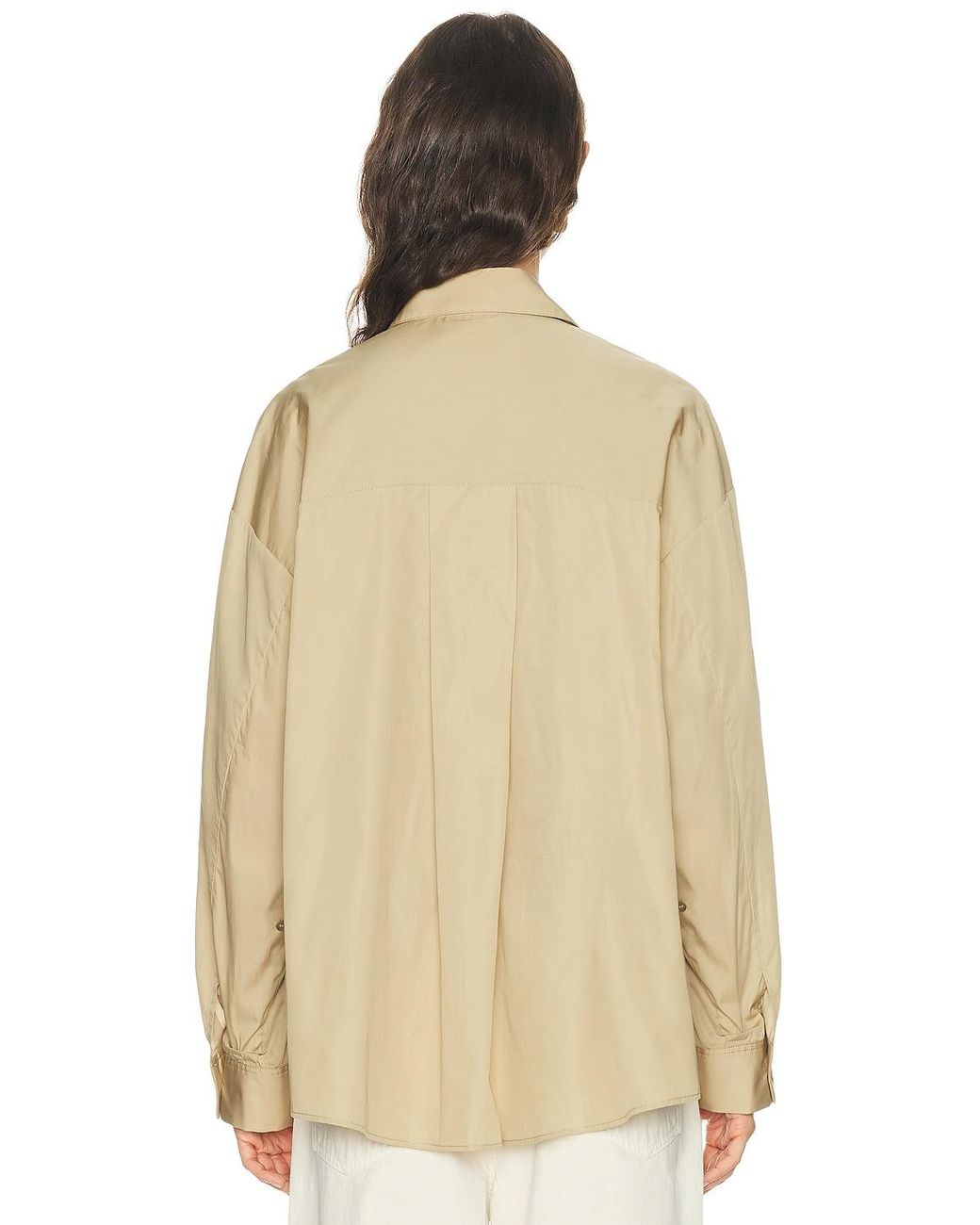 Twp Natural Newest Earl Button Down Top