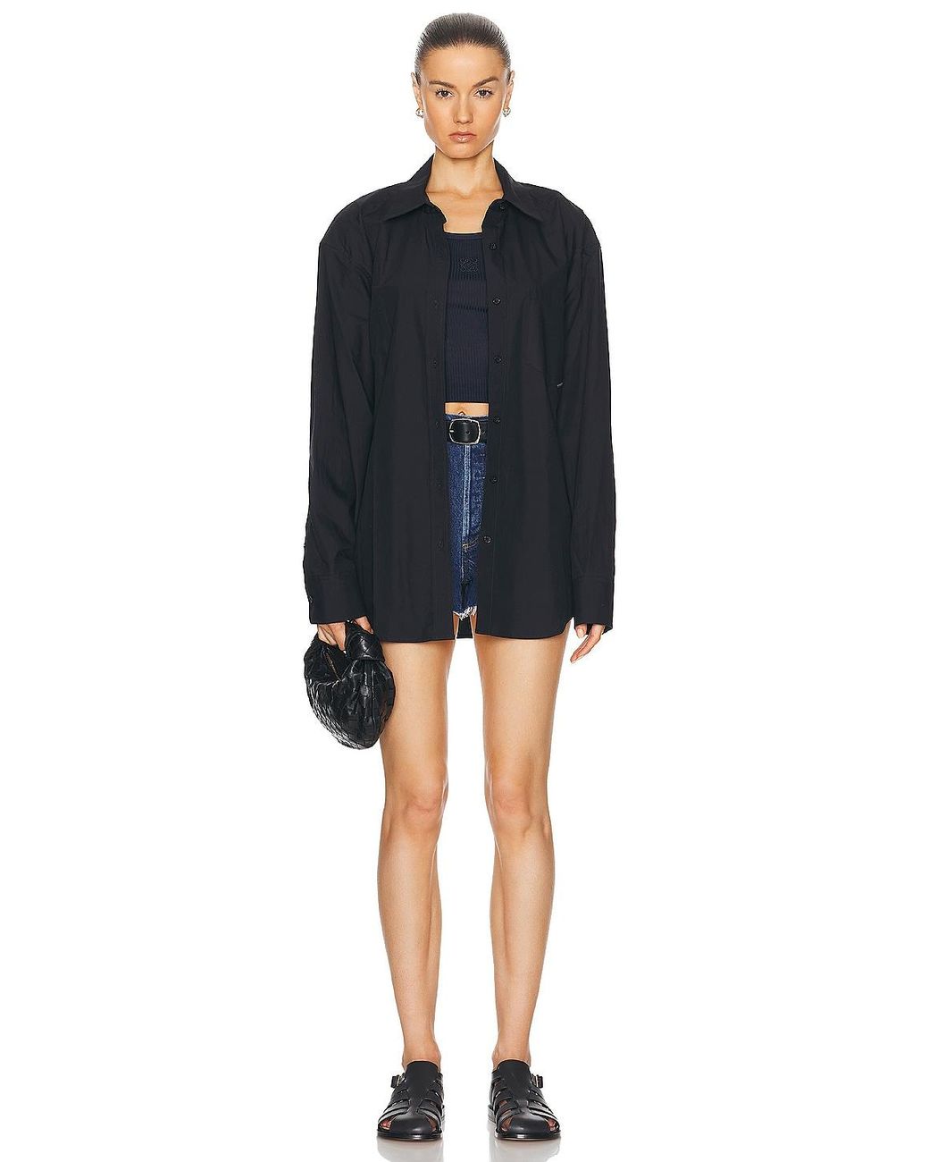 Agolde Blue Mila Short