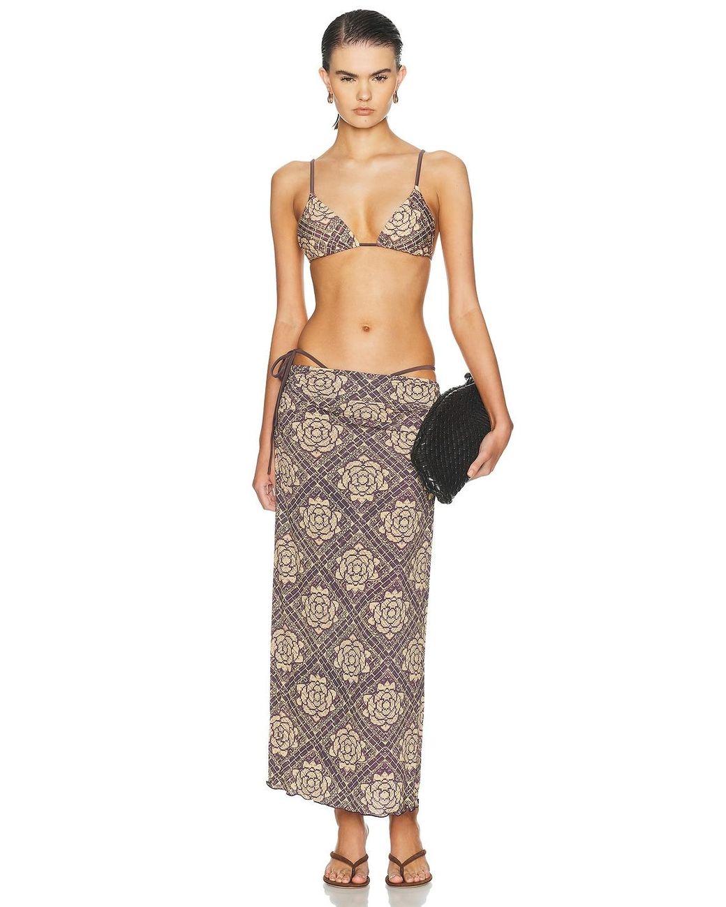 Sir Multicolor Mireli String Triangle Top
