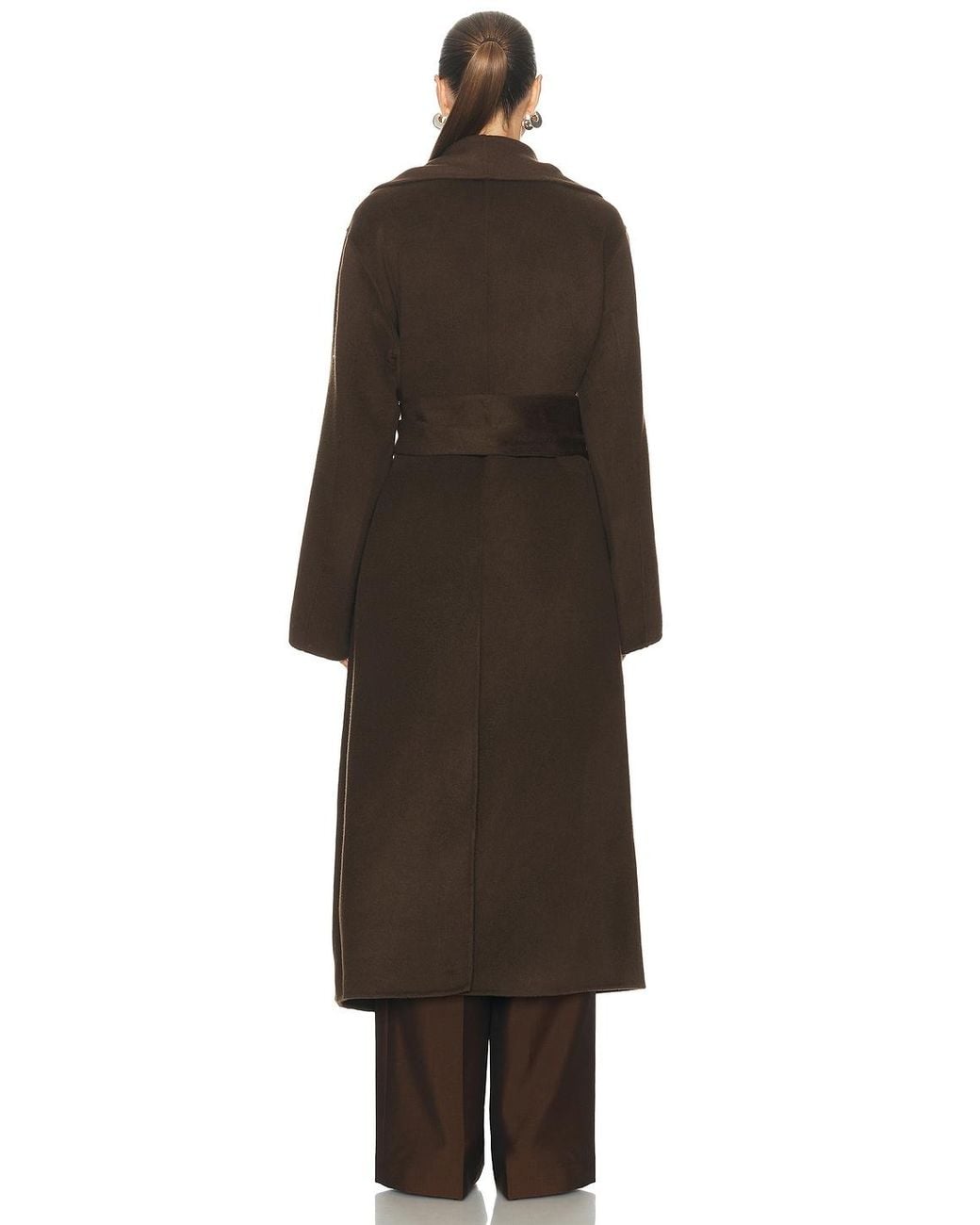 SER.O.YA Black Mavis Wool Coat