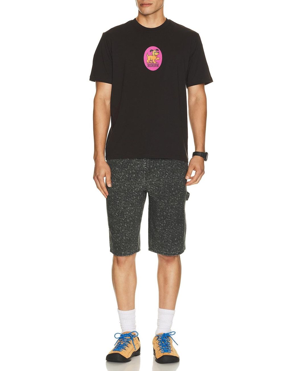 Thisisneverthat Black Doggo Tee for men