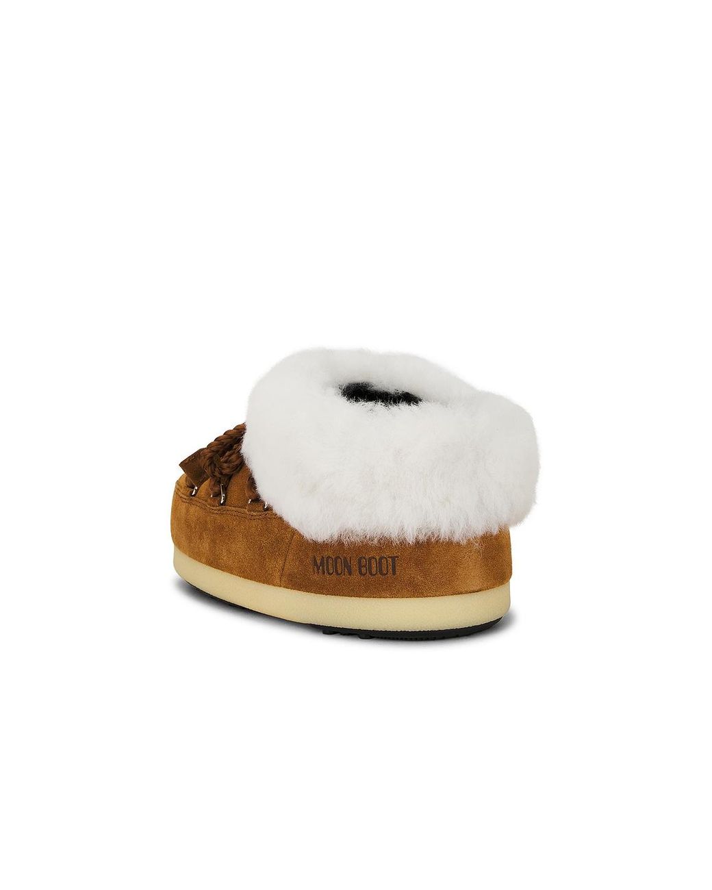 Moon Boot Brown Evx Mule Suede Boot