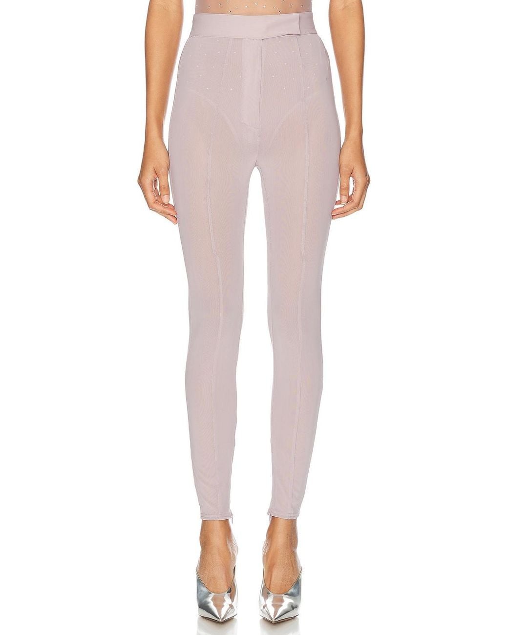 Alex Perry Pink Power Mesh Legging