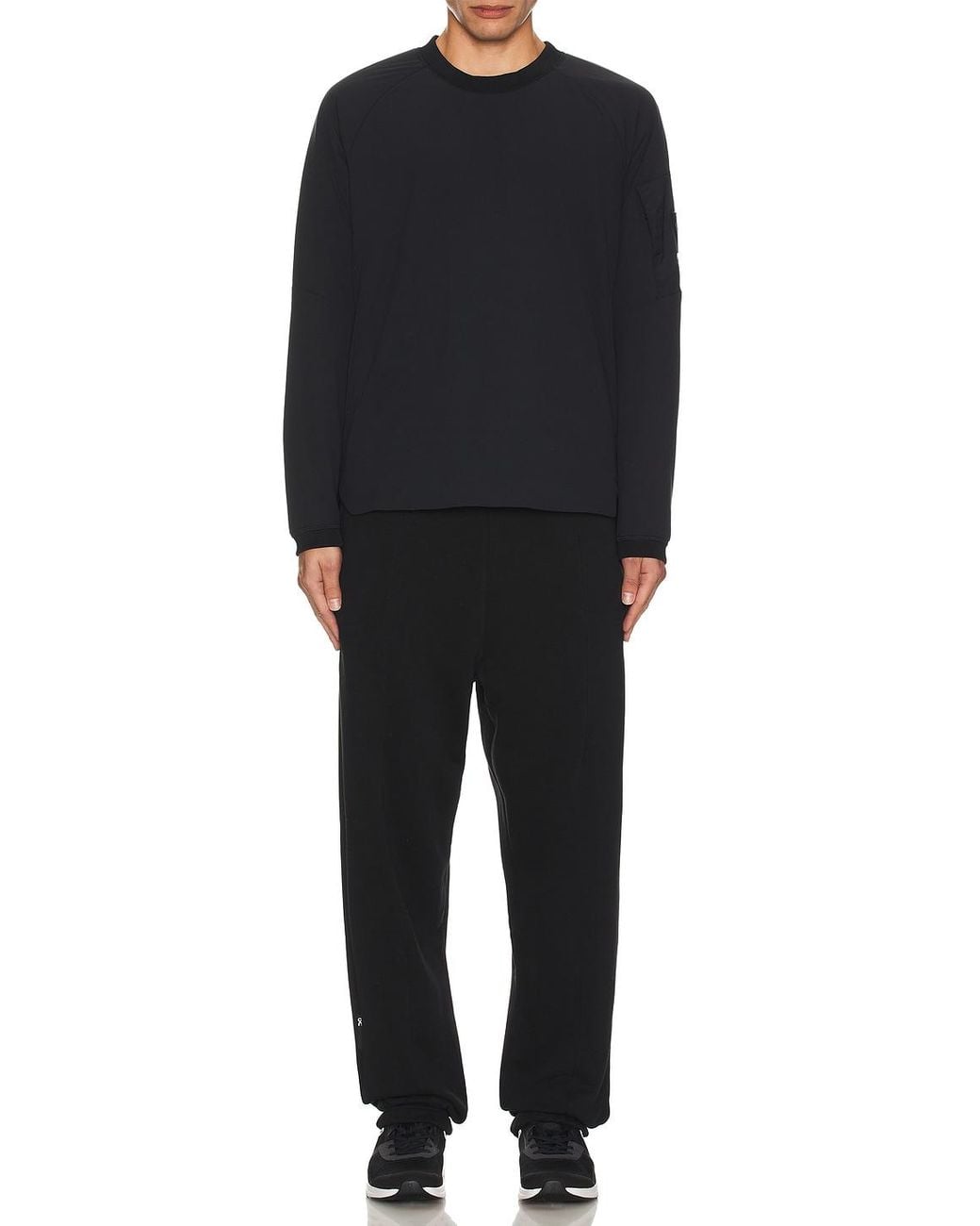 On Shoes Black Studio Pullover for men