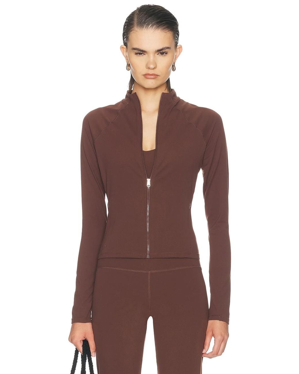 Varley Purple Always Zip Through Jacket