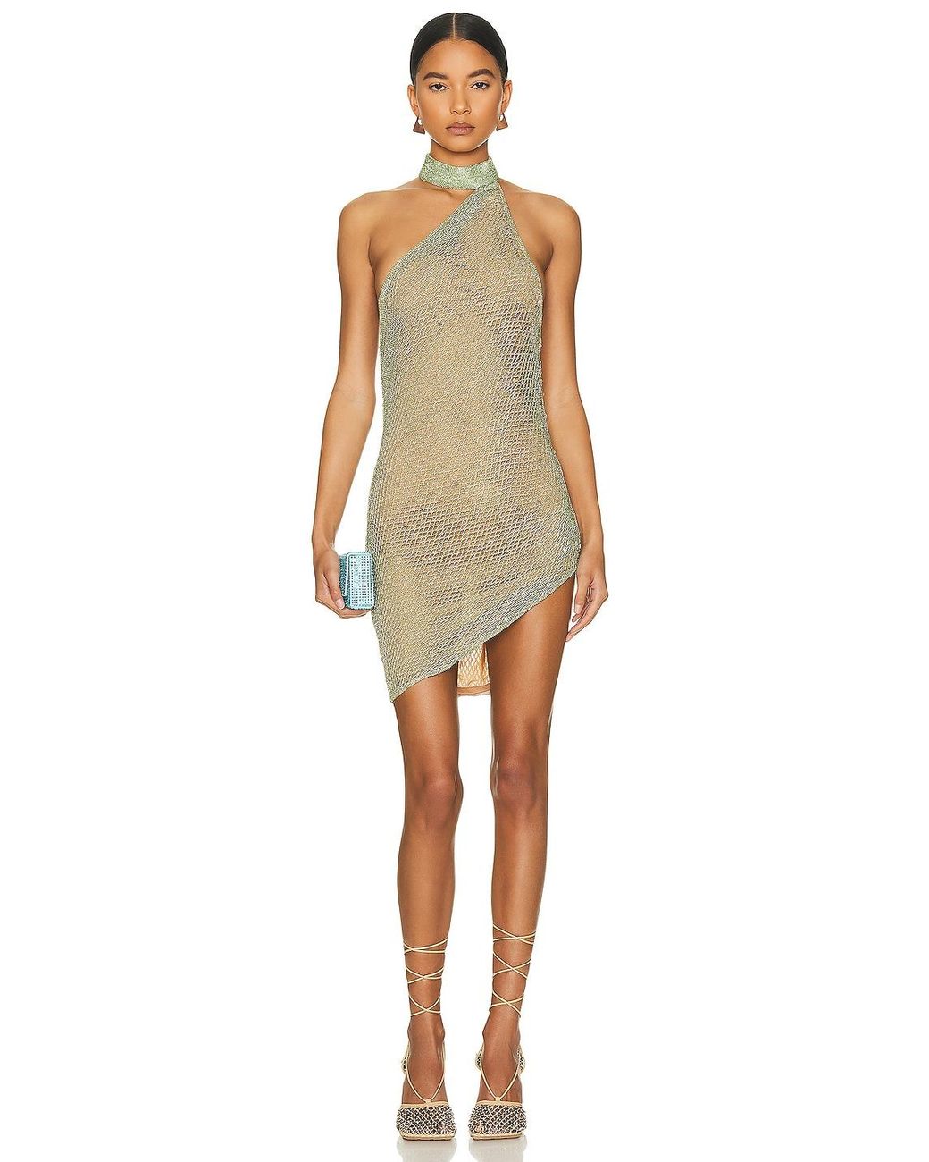 Retrofete Josie bandeau maxi dress - Gold