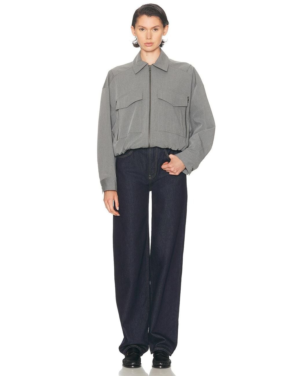 Staud Gray Eugene Jacket