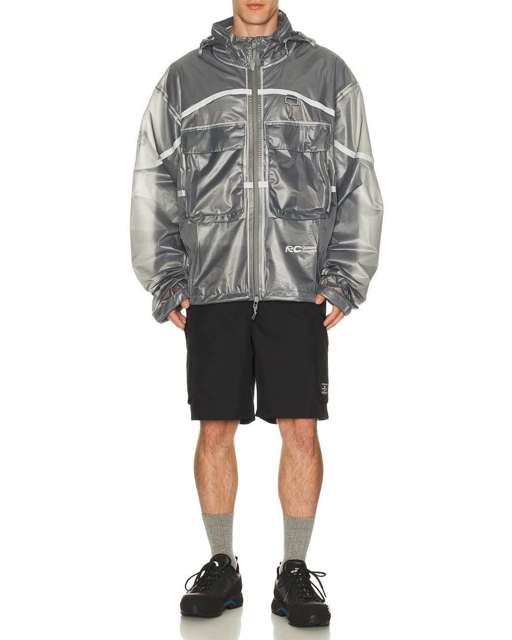 RC Outdoor Supply Gray Owens Shell Jacket for men