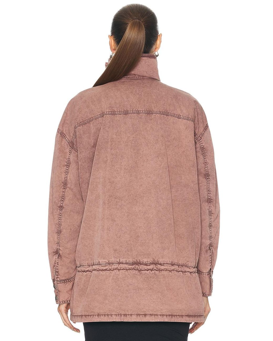 The Attico Pink Bomber Jacket