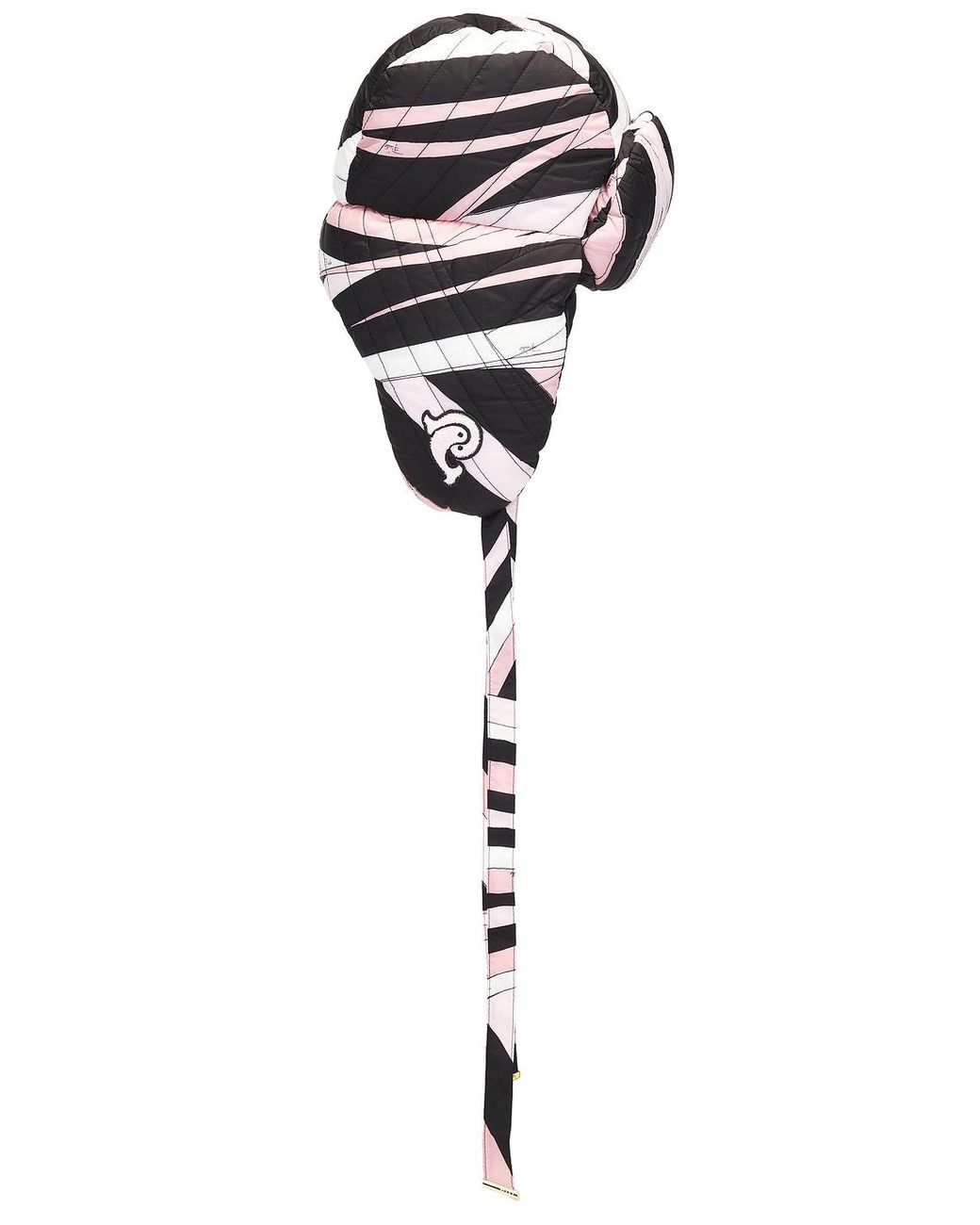 Emilio Pucci Black Chapka Hat