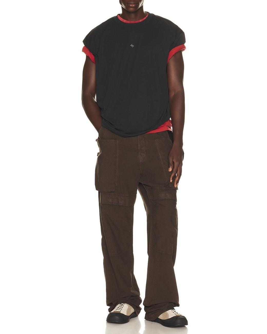 24/7 Black Power Dry Tee for men