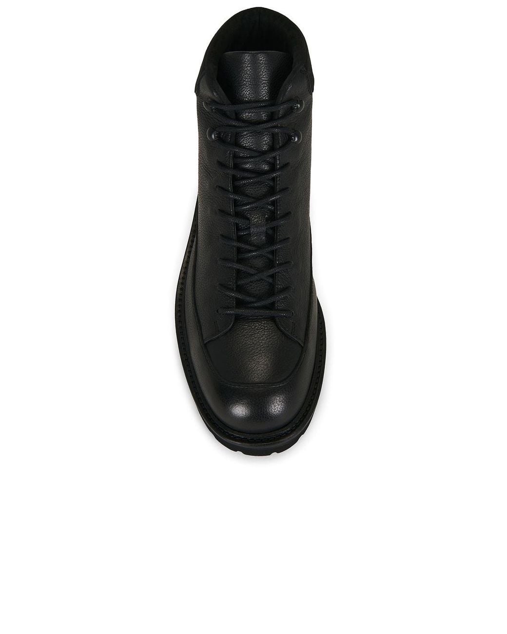 Common Projects Black Leather Hiker Boot Piuma for men