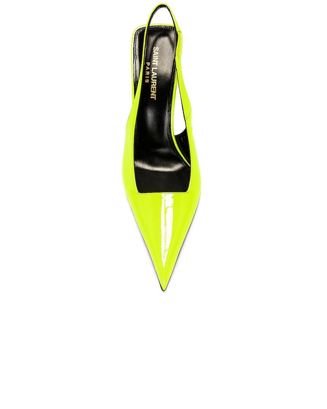Saint Laurent Yellow Paloma Slingback Pump