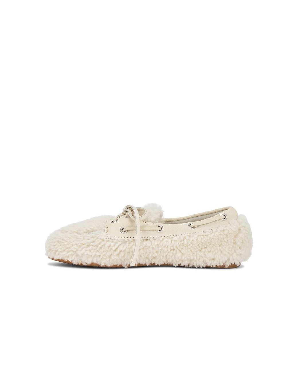 Miu Miu White Moccasin
