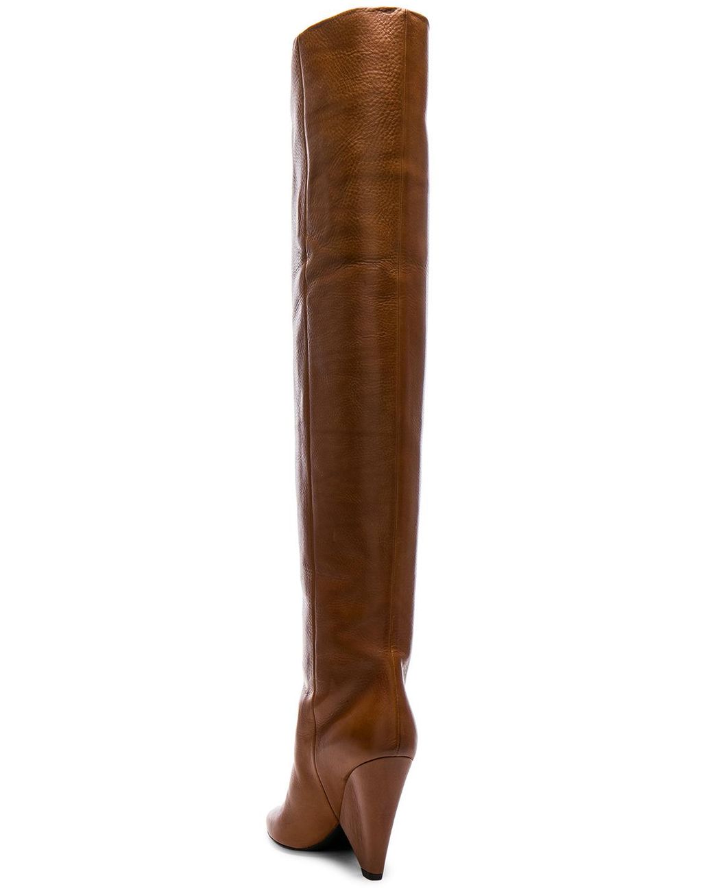 Saint laurent niki boots cognac hotsell
