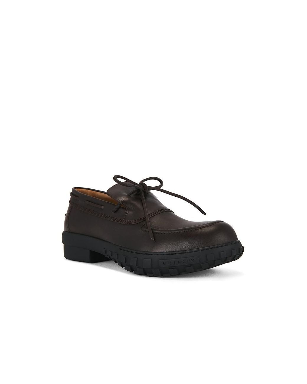 Givenchy Black Echo Boat Shoe for men