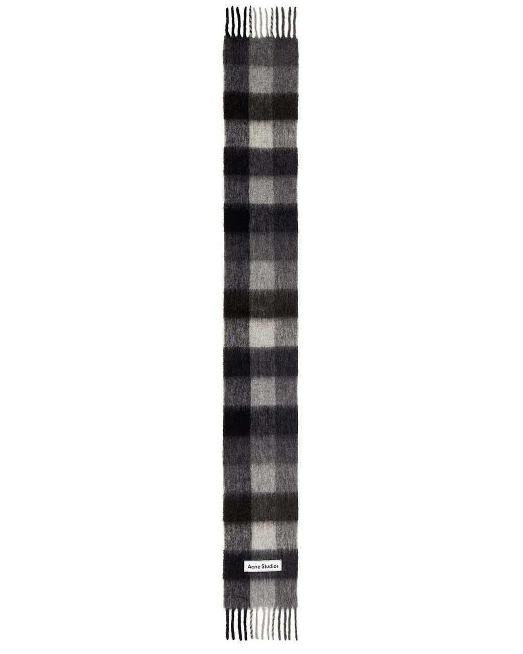Acne Black Vally Scarf for men