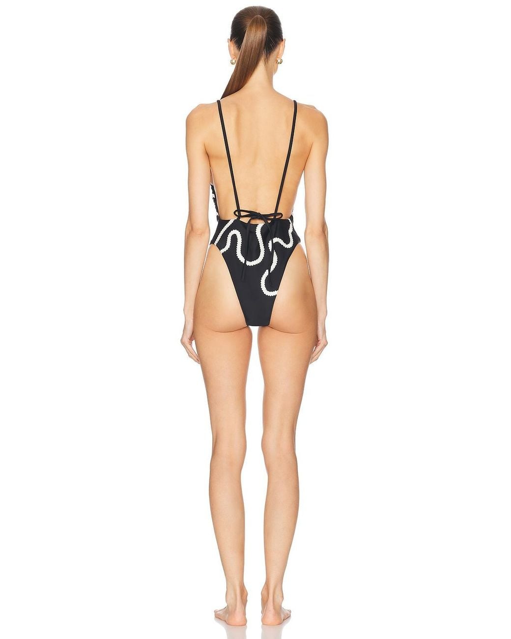 Bode Multicolor Rickrack One Piece Swimsuit