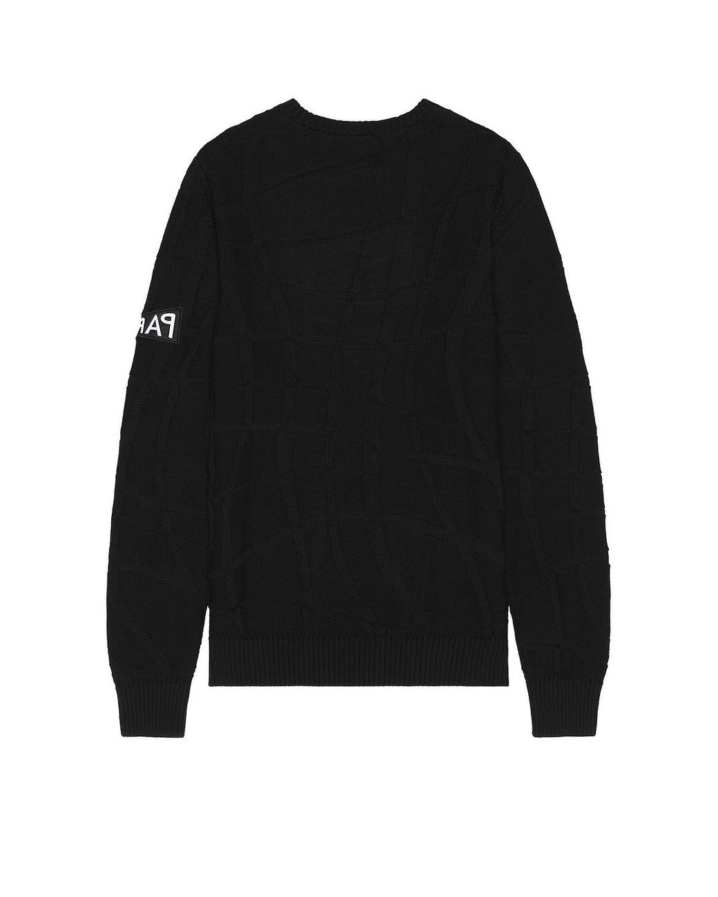 【BY PARRA】Your Boring Abstract Village Knitted Crew Your boring abstract village knitted pullover – by Parra USA