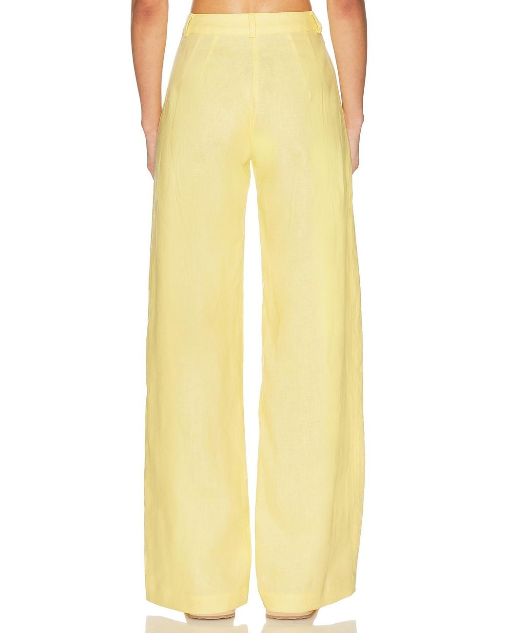 Matthew Bruch Yellow Barrel Button Pocket Pant