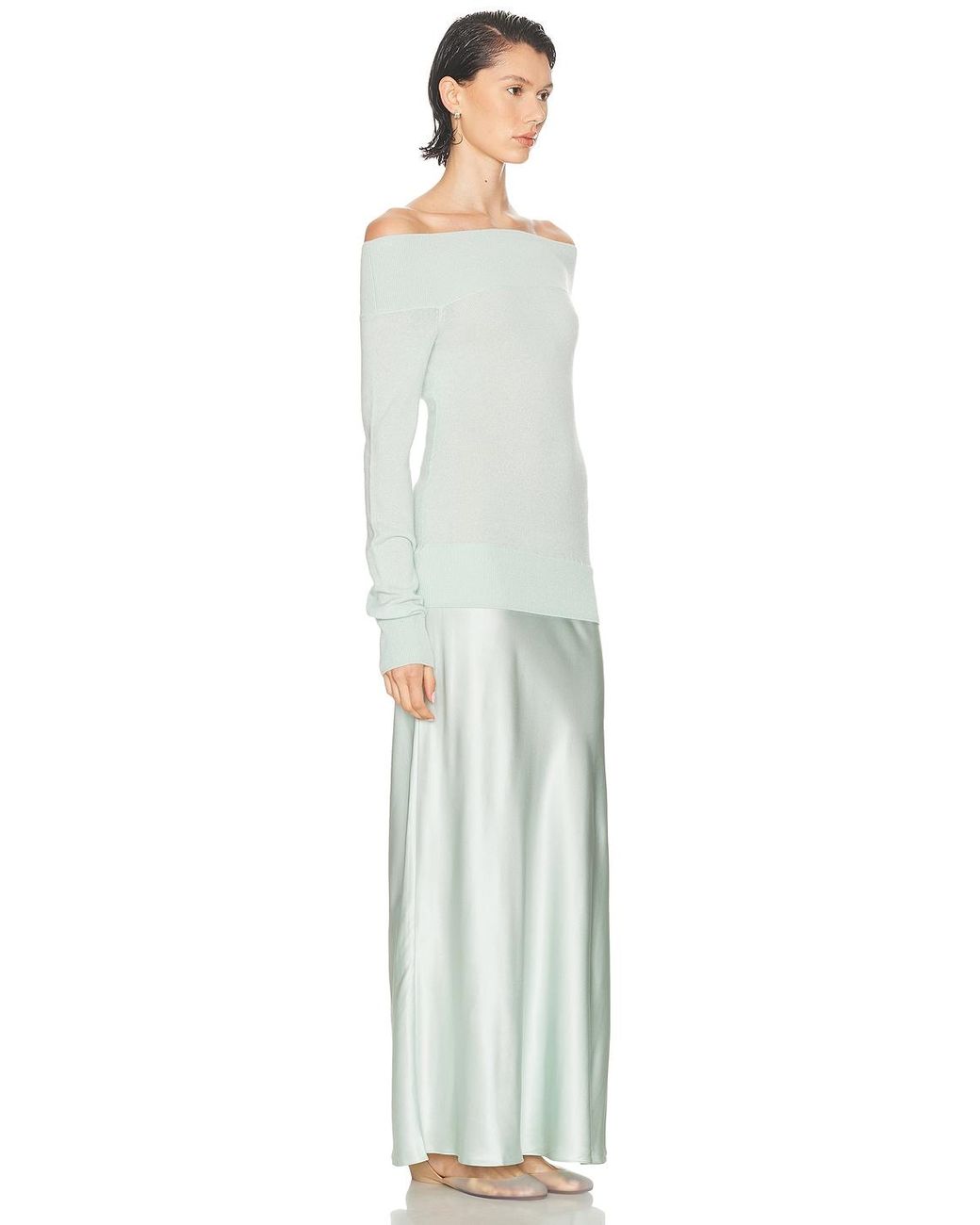 Christopher Esber Shoulderless Cashmere Monument Dress | Lyst