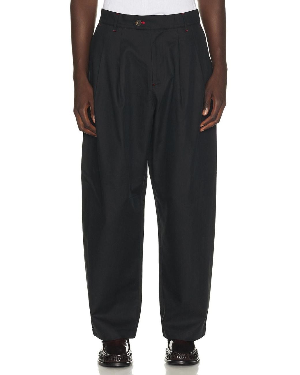 Malbon Black Milled Pant for men
