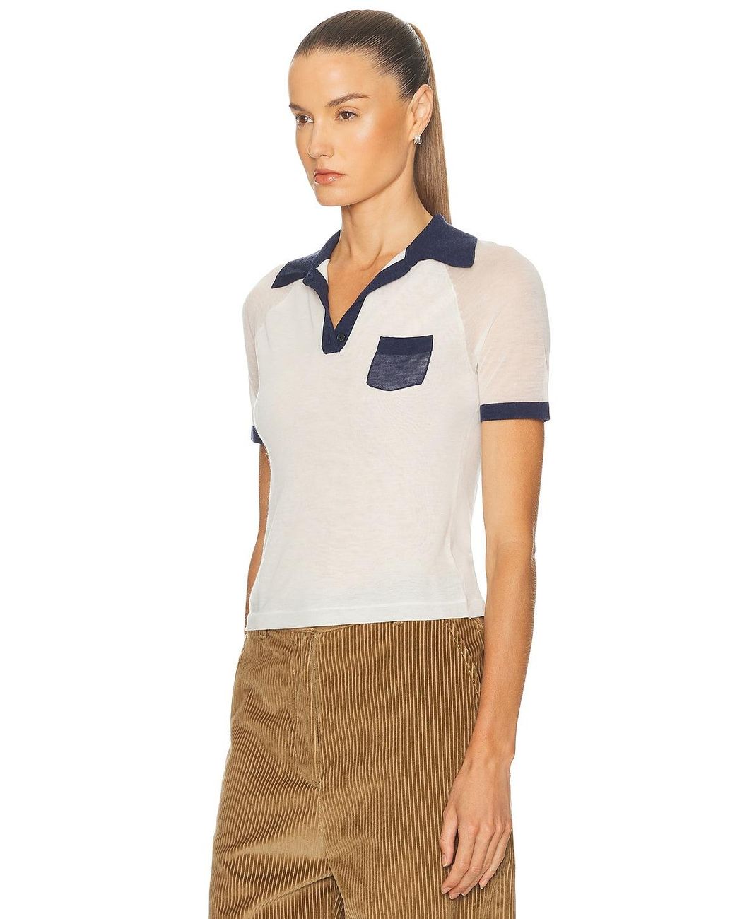 Acne Gray Kout Transparent Top
