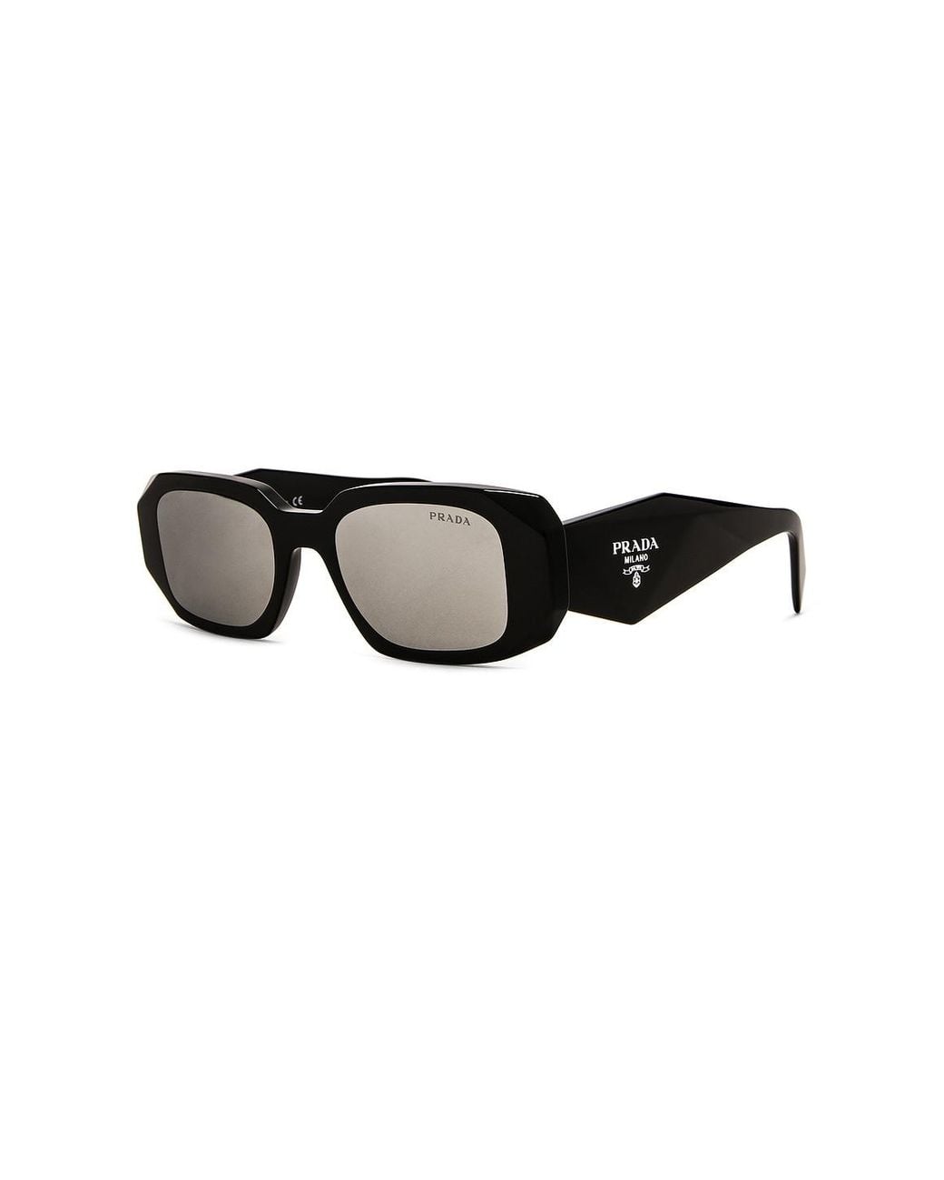 Prada Black Rectangle Sunglasses
