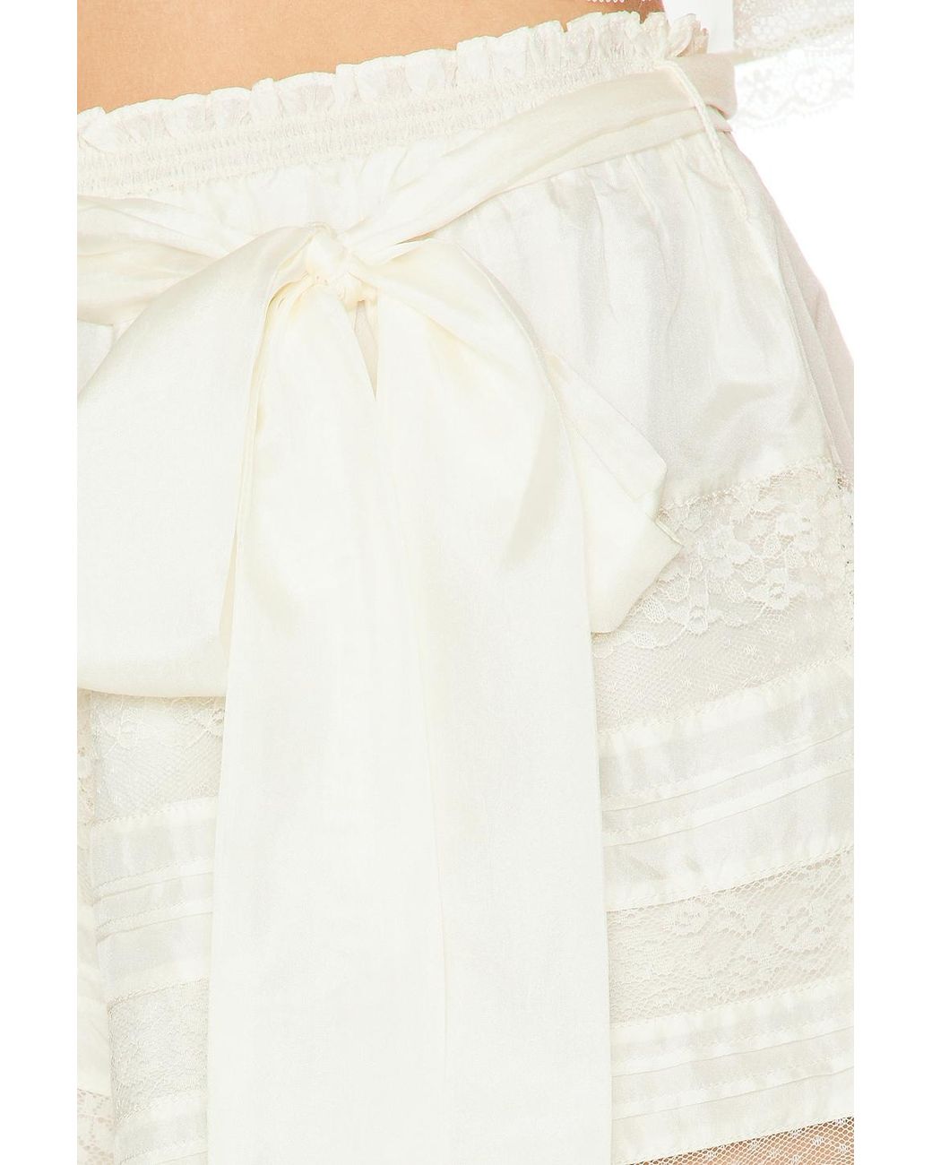 LoveShackFancy White Emanuela Short