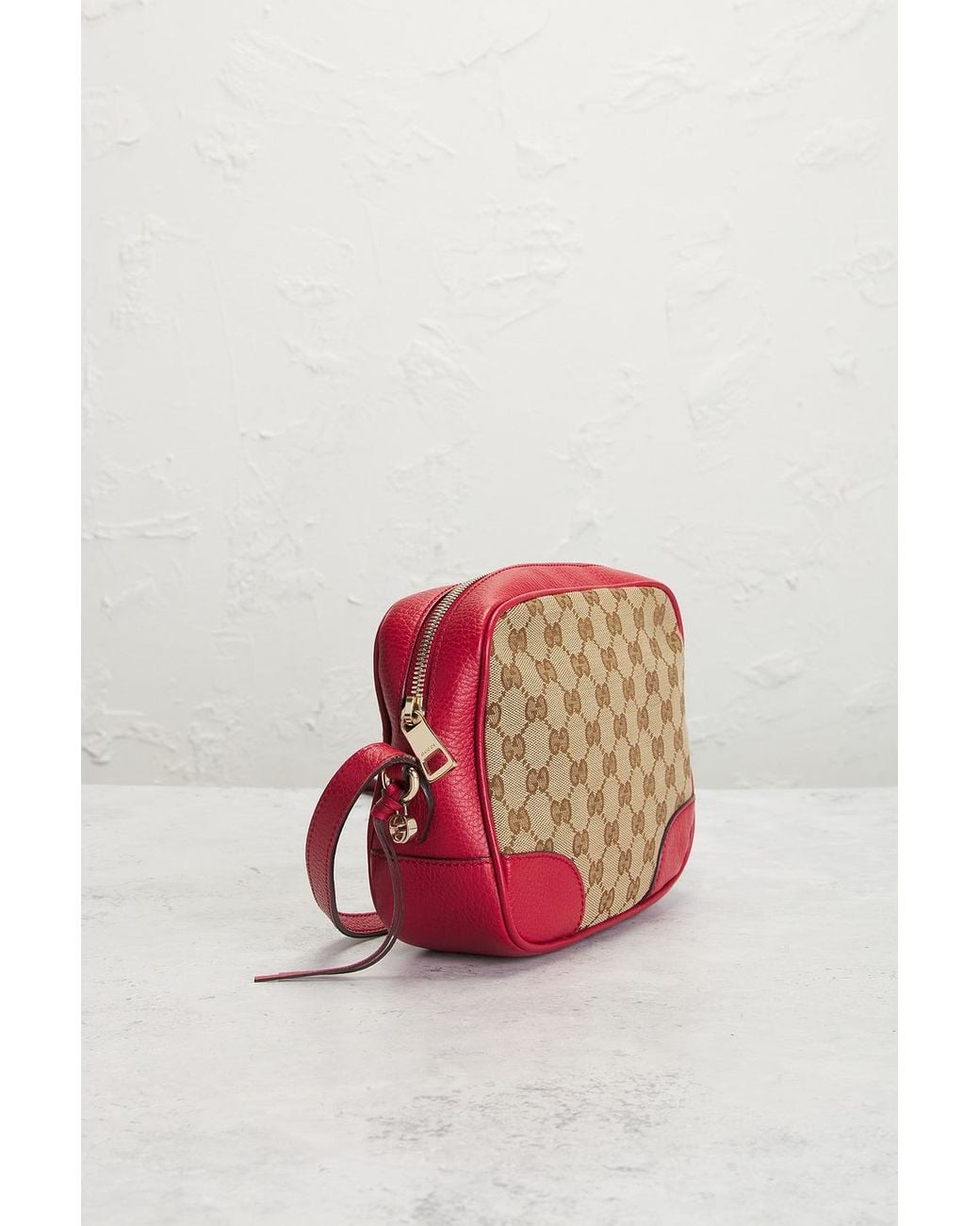 Gucci Red Mini Bree Messenger Bag